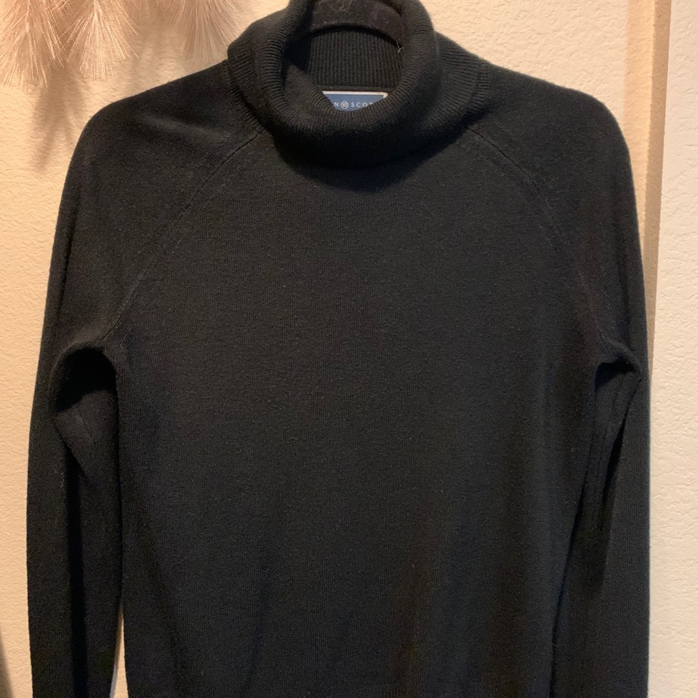Black turtle neck